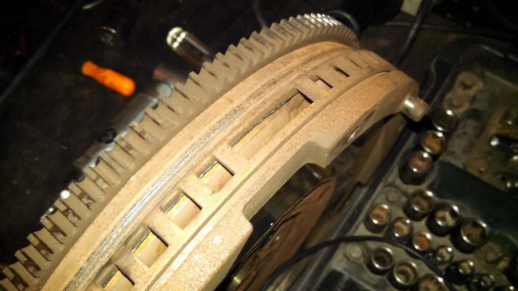 Flywheel orientation to crank 4.2L BAS motor B6S4 flywheel 01E