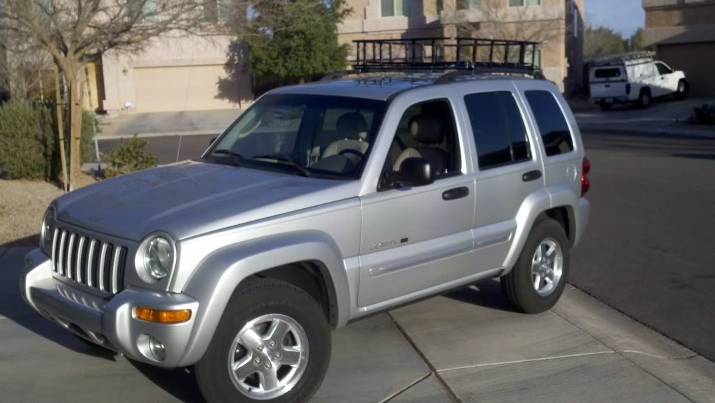 2002 KJ Jeep Liberty Roof Rack Home Made