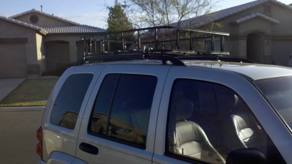 2002 KJ Jeep Liberty Roof Rack Home Made