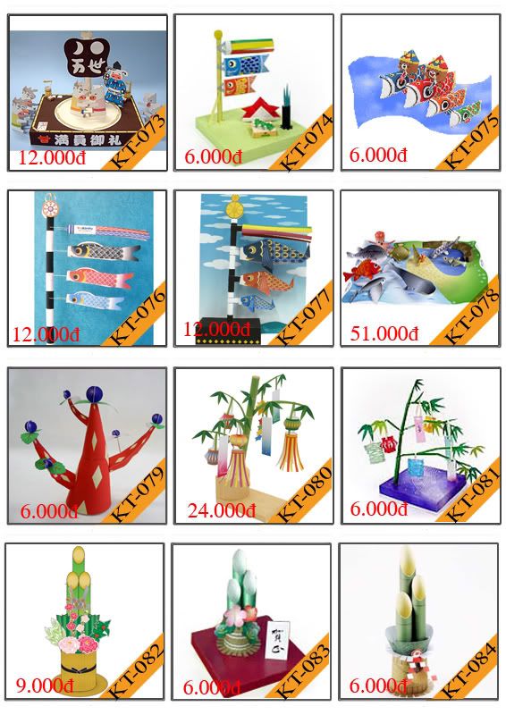 Bán mô hình giấy 3D chưa thành phẩm với 3,000 mẫu. - 6