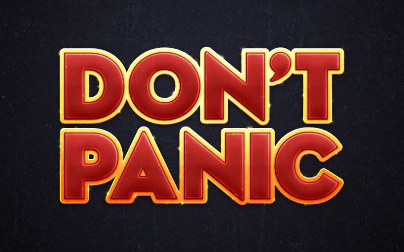 DON'T PANIC Pictures, Images and Photos