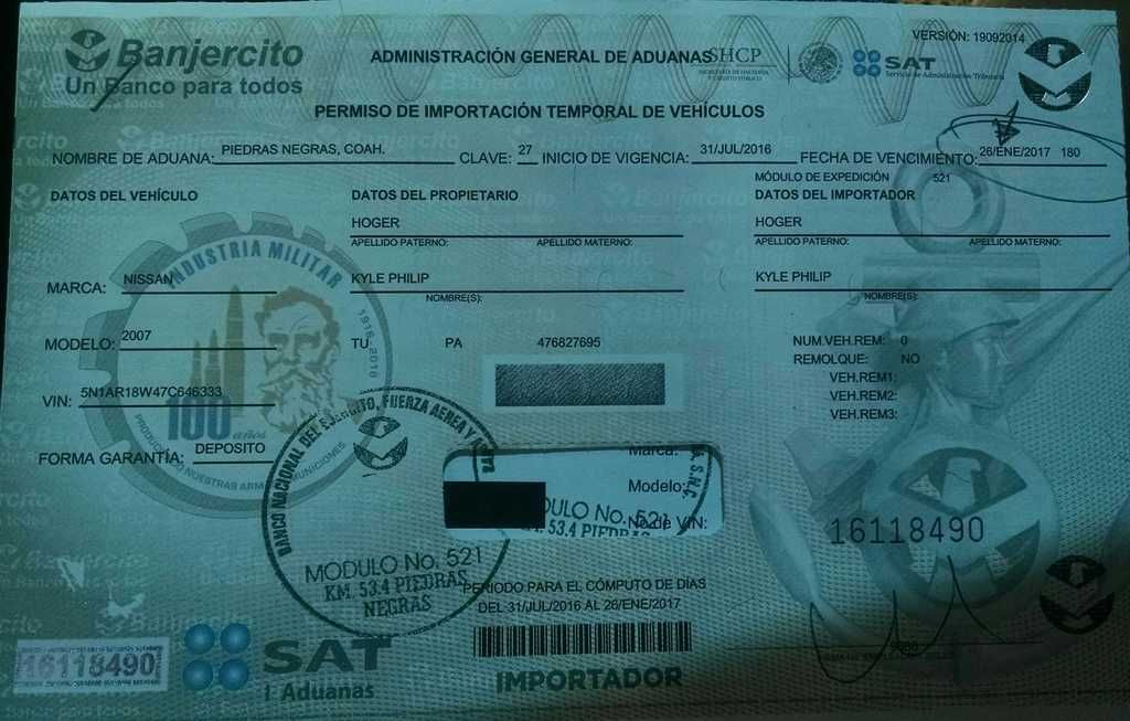 Is it legal to buy a new car in Mexico and bring it back to the US