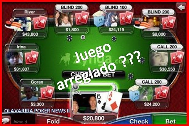 Olavarria Poker News Ii Zynga Poker Estaba Arreglado