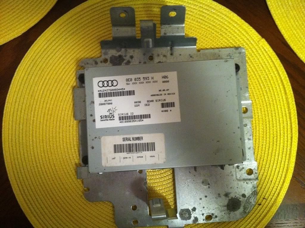2008 Sirius Satellite Radio Reciever VW Vortex Volkswagen Forum