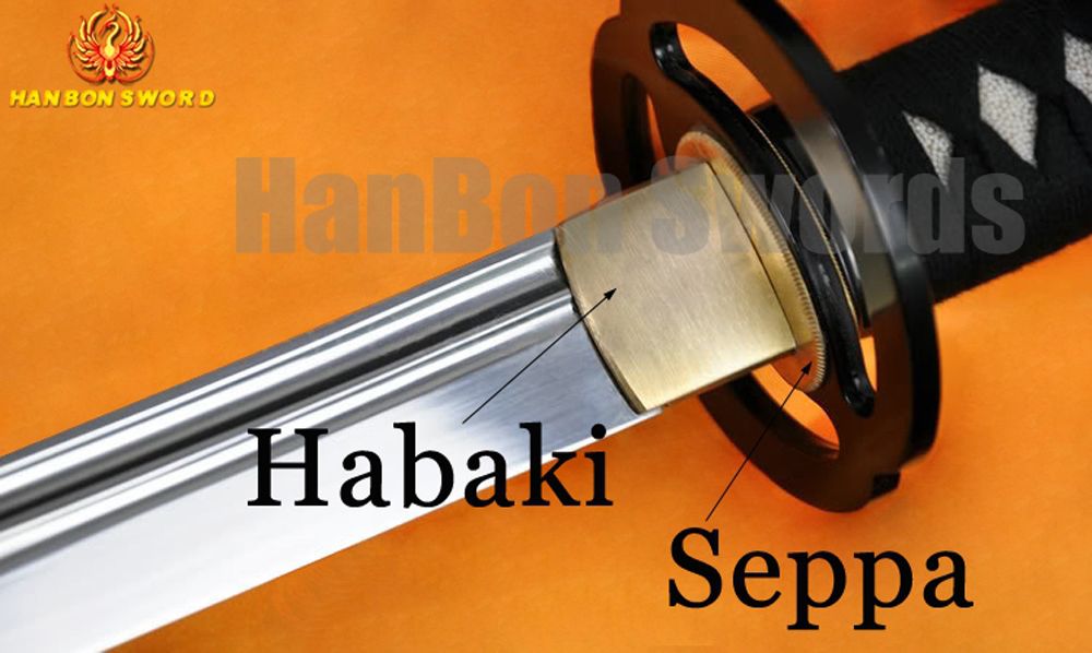 High Brass Blade Habaki & Seppa For Samurai Japanese Swords Metal Fittings H10 eBay