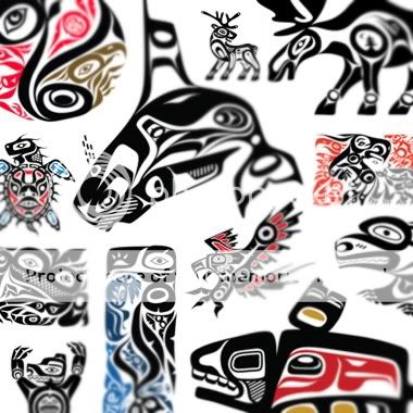 Haida Totem Pole Stock Illustration - Download Image Now - Totem Pole ...