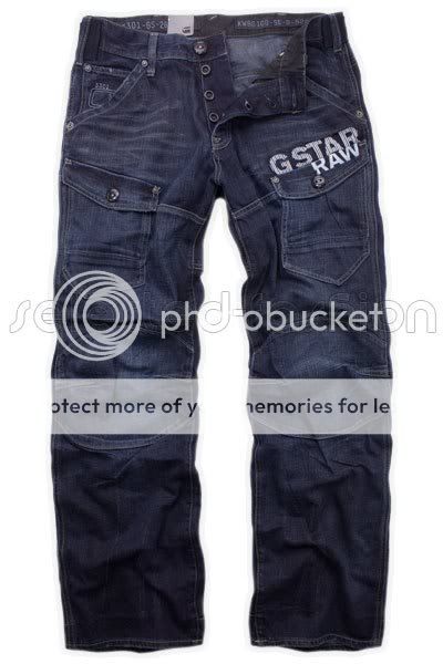 STAR RAW JEANS DENIM PANTS ELWOOD LOOSE BLUE W34 L34(32) RRP $199