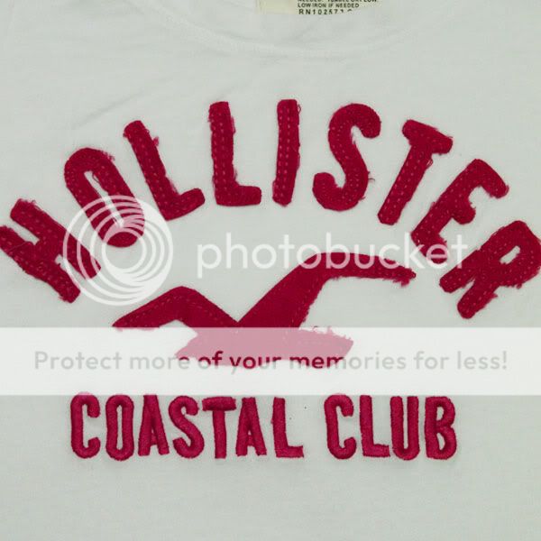 NEU DAMEN T SHIRT ★★HoLLiSteR★★ COASTAL CLUB WEIß GRößE M