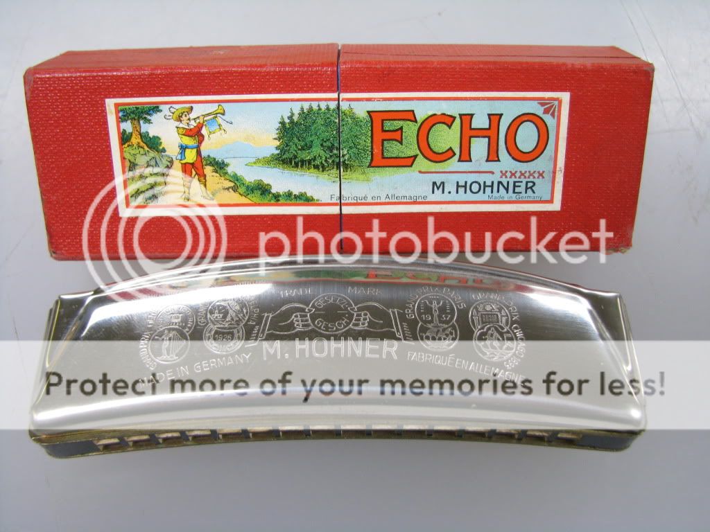 Hohner Vintage Echo Harmonica C Key  