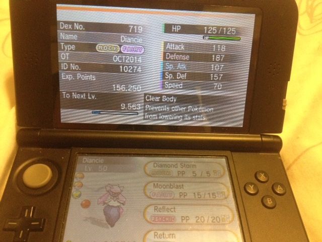 Shiny Gengar and DIANCIE at Gamestop/EB Games