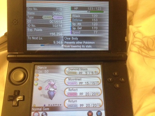 Shiny Gengar and DIANCIE at Gamestop/EB Games