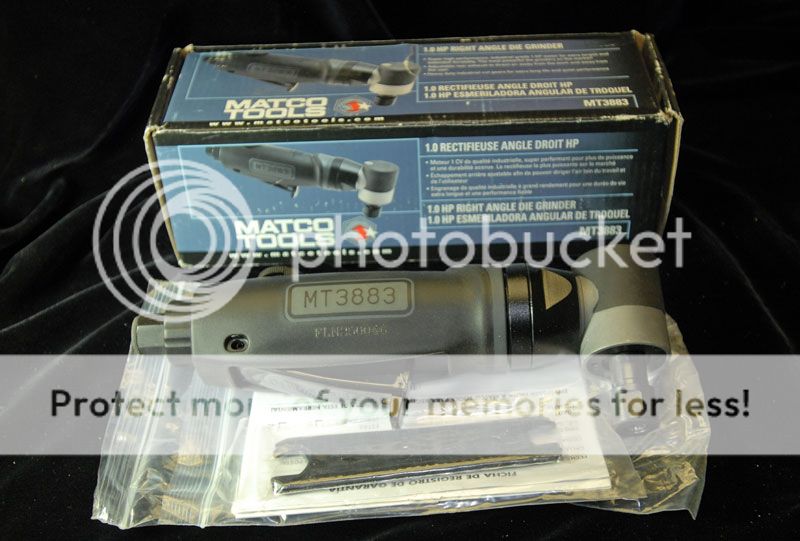 FS *Matco MT3883 pneumatic right angle die grinder, 1hp*