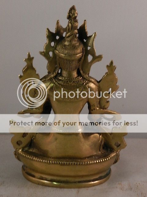 B291 Tibet Buddha Guanyin Göttin Hochzeitsschrank Weiße Tara 15cm