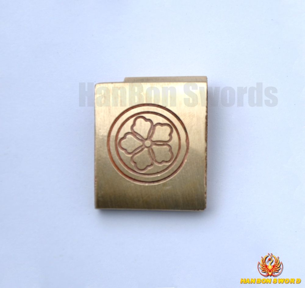 Brass Habaki For Samurai Japanese Katana Wakizashi Tanto Sword Fitting HK08