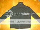 Karen Scott Sport Womens Sweater Black Sz Large Zip Up  